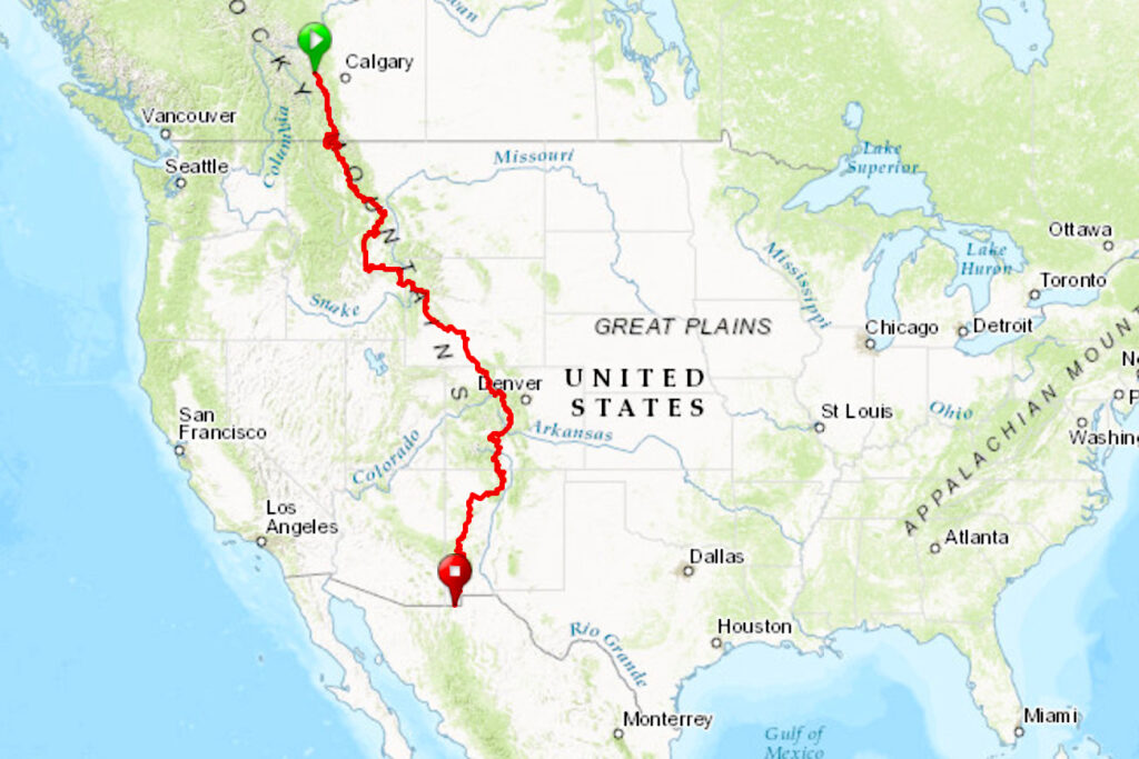 tour divide record time